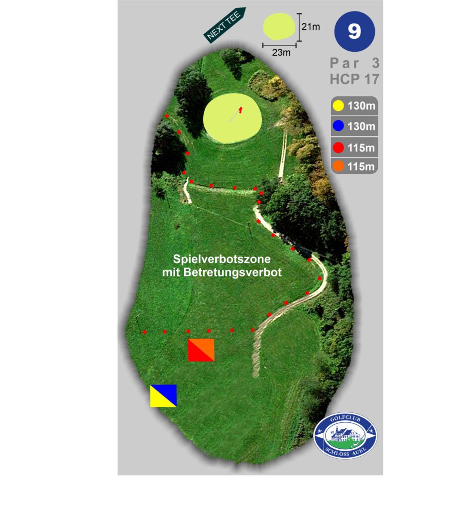 Bahn 9 Par 3
